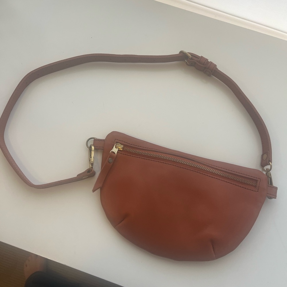 EUC Abby Alley Sling Bag, Cognac (Regular & Short Straps)